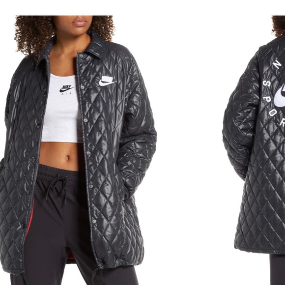 nike nsw padded jacket black